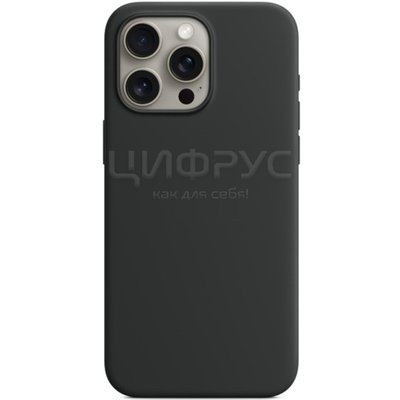 - iPhone 15 Pro 6.1 MagSafe Silicone Case Black () - 
