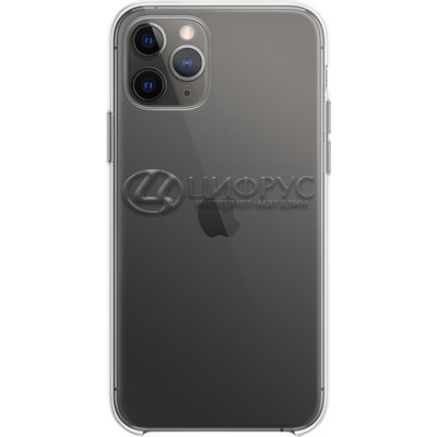 Задняя накладка для Apple iPhone 11 Pro Max прозрачная силикон APPLE - Цифрус