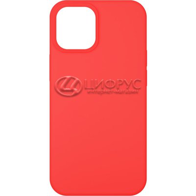 Задняя накладка для iPhone 12 Pro Max красная Nano силикон - Цифрус