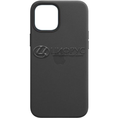 Задняя накладка для iPhone 13 MagSafe кожа черная - Цифрус