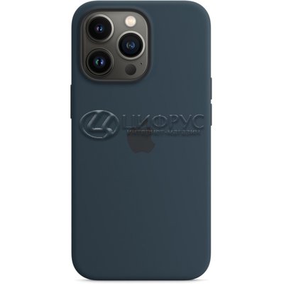 Задняя накладка для iPhone 13 Pro Max MagSafe Silicone Case синий омут - Цифрус