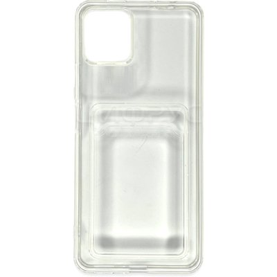 Задняя накладка для iPhone 13 Pro Max прозрачная силикон с визитницей - Цифрус