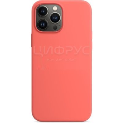 Задняя накладка для iPhone 13 Pro Max Silicone Case Pink Pomelo - Цифрус