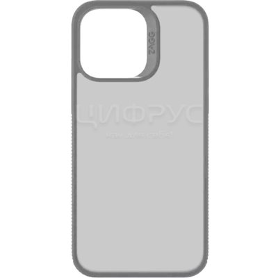 Задняя накладка для iPhone 14 Plus затемненная серая Hampton Case ZAGG - Цифрус