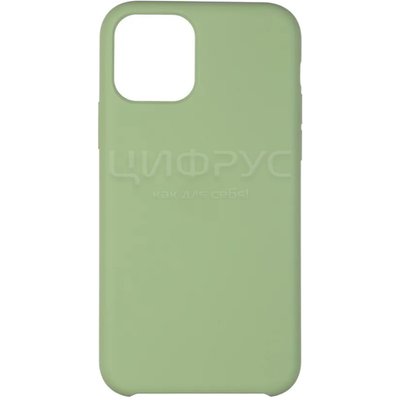 Задняя накладка для iPhone 14 Pro 6.1 MagSafe Silicone Case фисташковая - Цифрус