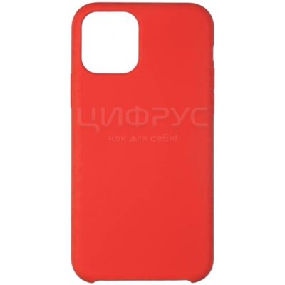 Задняя накладка для iPhone 14 Pro Max MagSafe Silicone Case красная - Цифрус