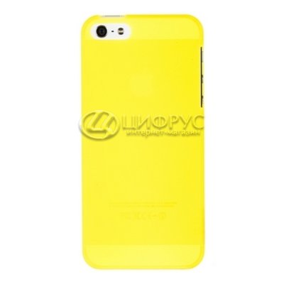 Задняя накладка для iPhone 5 желтая - Цифрус