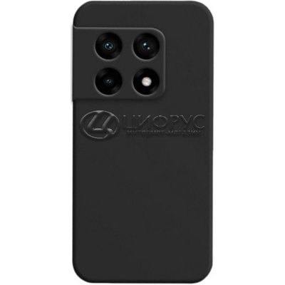 Задняя накладка для Oneplus 10 Pro черная силикон с защитой для камеры - Цифрус