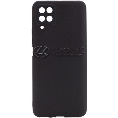 Задняя накладка для Samsung Galaxy A22/M22/M32 черная Nano силикон с закрытой камерой - Цифрус