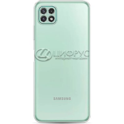 Задняя накладка для Samsung Galaxy A22s прозрачная силикон - Цифрус