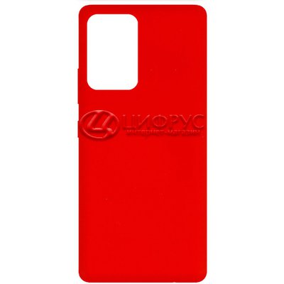 Задняя накладка для Samsung Galaxy A33 красная силикон - Цифрус