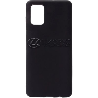 Задняя накладка для Samsung Galaxy A71 черная Nano силикон - Цифрус
