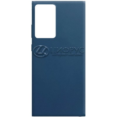 Задняя накладка для Samsung Galaxy Note 20 Ultra синяя Nano силикон - Цифрус