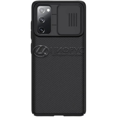 Задняя накладка для Samsung Galaxy S20 FE черная Nillkin со шторкой для камеры - Цифрус