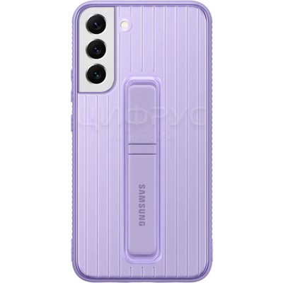 Задняя накладка для Samsung Galaxy S22+ Protective Standing Cover фиолетовая - Цифрус