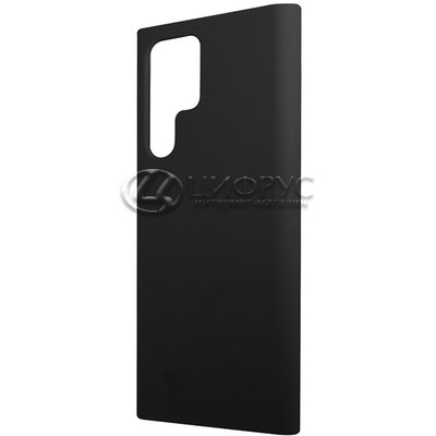 Задняя накладка для Samsung Galaxy S22 Ultra черная Nano силикон - Цифрус