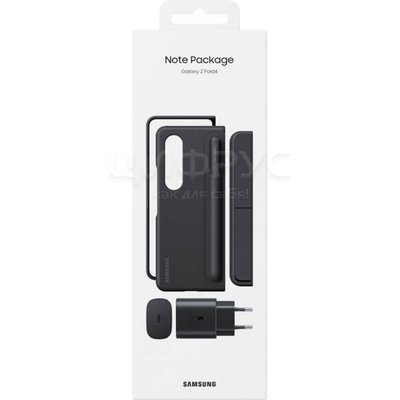 Задняя накладка для Samsung Galaxy Z Fold 4 Note Package c Pen + блок 25w чёрный - Цифрус