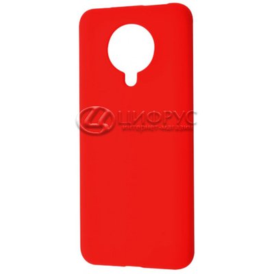 Задняя накладка для Xiaomi Redmi K30 Pro/Poco F2 Pro красная Nano силикон - Цифрус