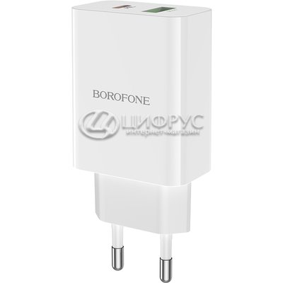    Type-C 20W Quick Charge 3.0 USB+Type-c  Borofone BA56A - 