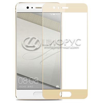 Защитное стекло для Huawei P10 Plus 3d золотое - Цифрус