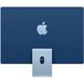 Apple iMac 24 2021 (M1, RAM 8GB, SSD 512GB, 8-CPU, 8-GPU, MacOS) Blue (MGPL3) - 