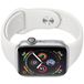 Apple Watch Series 4 GPS 44mm Aluminum Case with Sport Band silver/white - 