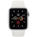 Apple Watch Series 5 GPS 40mm Aluminum Case with Sport Band Silver/withe - Цифрус
