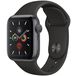 Apple Watch Series 5 GPS 44mm Aluminum Case with Sport Band Grey/Black - 