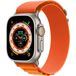 Apple Watch Ultra 49 mm Titanium Case, Alpine Loop Orange (Large, 165-210 mm) Orange - Цифрус