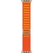 Apple Watch Ultra 49 mm Titanium Case, Alpine Loop Orange (Medium, 145-190 mm) Orange - 