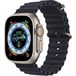 Apple Watch Ultra 49 mm Titanium Case, Ocean Band Midnight (One Size, 130-200 mm) Midnight - Цифрус