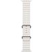 Apple Watch Ultra 49 mm Titanium Case, Ocean Band White (One Size, 130-200 mm) White - 