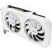 Asus GeForce RTX 3060 Ti 8Gb GDDR6X WHITE, Retail (DUAL-RTX3060TI-O8GD6X-WHITE) () - 