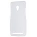 Задняя накладка для Asus ZenFone 6 белая силикон - Цифрус