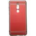 Задняя накладка для Meizu Note 8 красная силикон/кожа - Цифрус