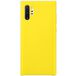 Задняя накладка для Samsung Galaxy Note 10+ желтая силикон - Цифрус