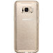 Задняя накладка для Samsung S8 прозрачная с золотым/стразы Spigen - Цифрус