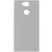 Задняя накладка для Sony Xperia XA2 серебряная силикон - Цифрус