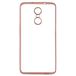 Задняя накладка для Xiaomi Redmi PRO прозрачная с розовой окантовкой - Цифрус