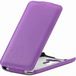 Чехол для LG G3 откидной фиолетовая кожа - Цифрус