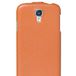 Чехол для Samsung S5 откидной оранжевая кожа - Цифрус