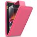 Чехол для Sony Xperia M откидной розовая кожа - Цифрус