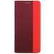 Чехол-книга для Samsung Galaxy S22+ MESH LEATHER MIX красный - Цифрус