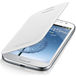 Чехол книжка для Samsung I9082 Clear View Flip Cover белая кожа - Цифрус
