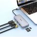 HUB   HOCO Premium HB33 Type-C (USB3.0+USB2.0x2+UCB-C+RJ45+VGA+HDTV+SD+Aux3.5+PD100W) - 