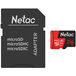   MicroSD 256gb Netac SDXC Class 10 UHS-I ( NT02P500PRO-256G-R ) + SD adapter - 