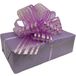 Подарочная упаковка S фиолетовая с тиснением - Цифрус