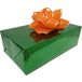 Подарочная упаковка зелёная металлик - Цифрус