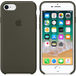 Задняя накладка для Apple iPhone SE2020/7/8 Silicone Case темно оливковый ОРИГИНАЛ - Цифрус