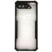 Задняя накладка для Asus ROG Phone 5 ZS673KS прозрачная с черным глянцевая - Цифрус